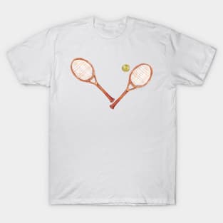 tennis racket with tennis ball T-Shirt